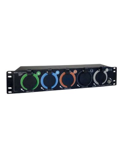 Powerlock Panel Source (Hun) 19" 2U Sequential Box 5x500A
