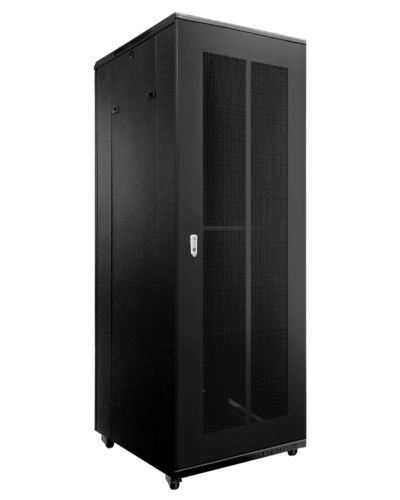 CAYMON SPR8842GG/B 19" rack cabinet - 42 units - 800mm W x 800mm D - Grill front & rear door