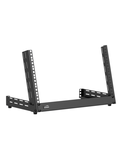 CAYMON Desktop Open Frame Rack 6 Unit Justerbar Vinkel 0°~15°
