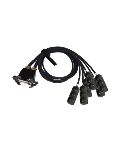 Udtagspisk ILME 16 Pol Han > 6 X DK 3P 3-stikdåse