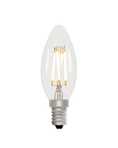 Zico Lighting LED Kertepære, 230V, 4W, E14, 400lm, 2700K, Klar