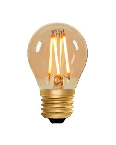 Zico Lighting LED Kronepære, 230V, 4W, E27, 230lm, 2000K, Gylden