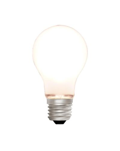 Zico Lighting LED Standard Pære, 230V, 6W, E27, 500lm, 2700K, Porcelæn