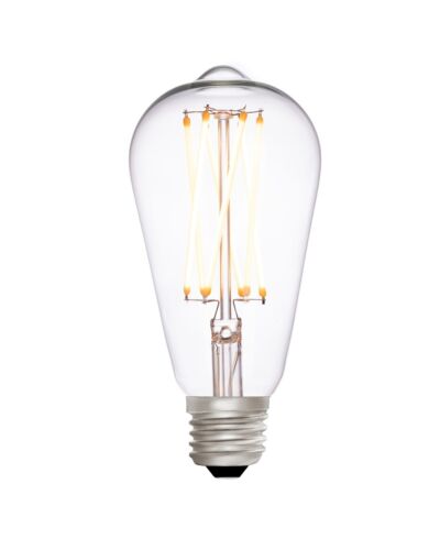 Zico Lighting LED Dråbeformet Pære, 230V, 6W, E27, 600lm, 2700K, Klar