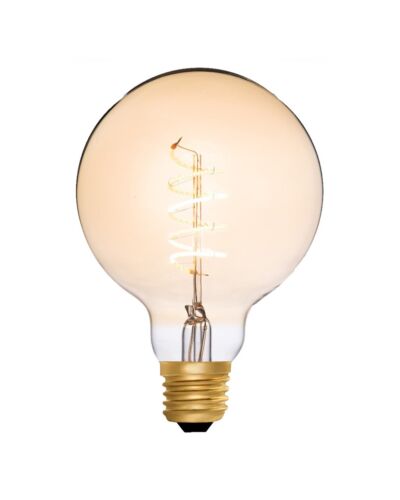 Zico Lighting LED Globepære, 230V, 4W, E27, 160lm, 2000K, Gylden