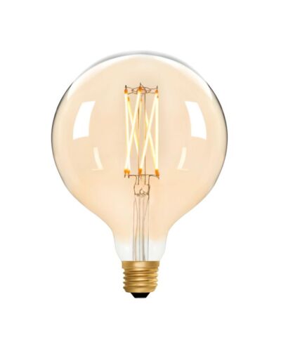 Zico Lighting LED Globepære, 230V, 6W, E27, 370lm, 2000K, Gylden