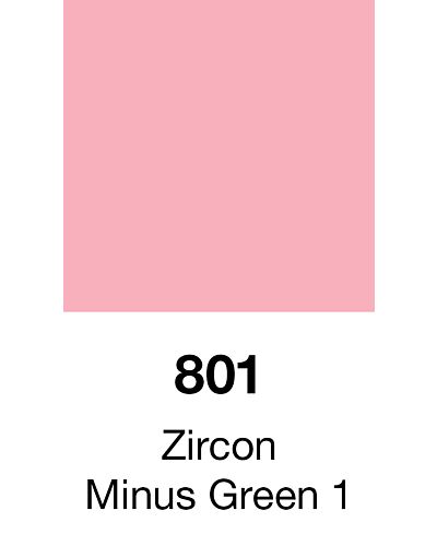 Zircon 801 LED Filter Rulle – Minus Green 1 - 305 x 120 cm