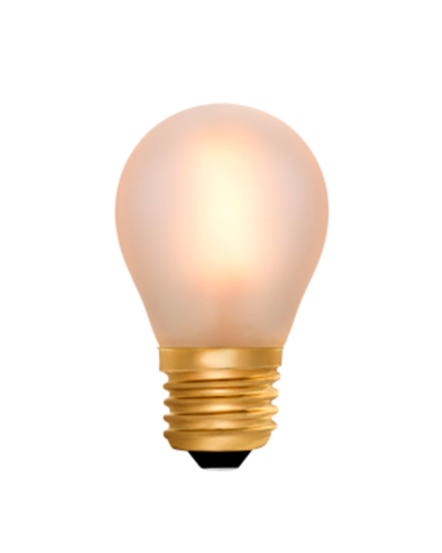 Zico Lighting LED Globepære, 230V, 4W, E27, 300lm, 2700K, CRI 95, Frosted